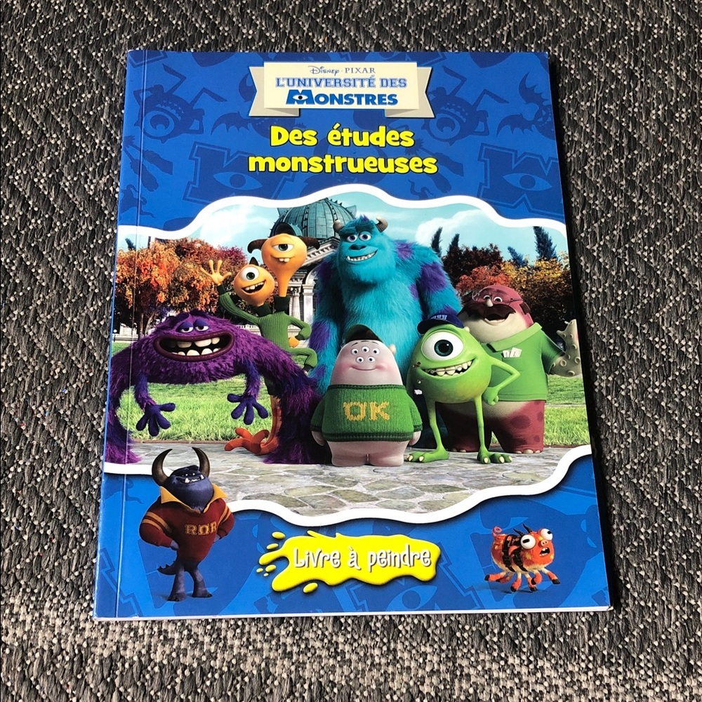 Monsters University Kids Painting Book (French)